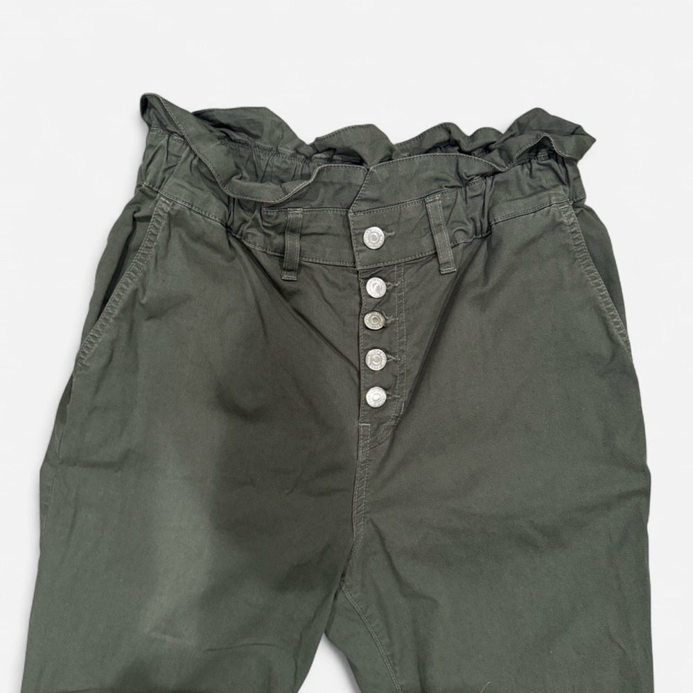 VERONICA BEARD Tedi Tapered High Rise Paper Bag Pants - Picture 3 of 8